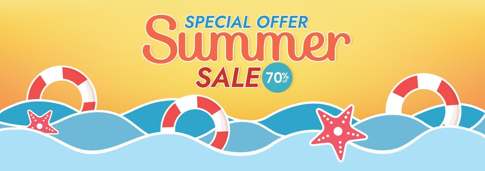 summer sunset beach art background beach art objects vector