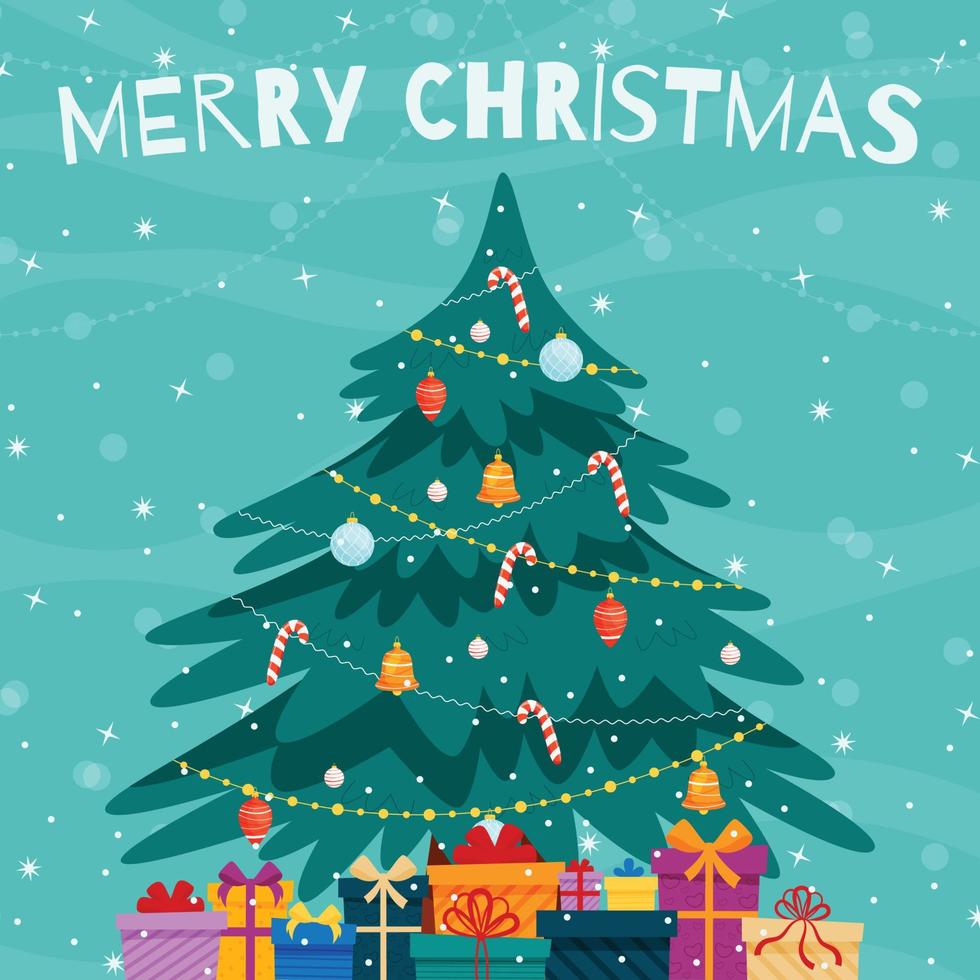 Merry Christmas illustration vector
