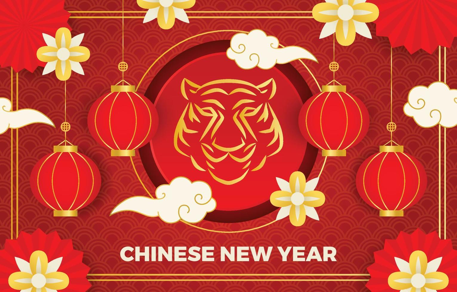 Chinese New Year Background vector