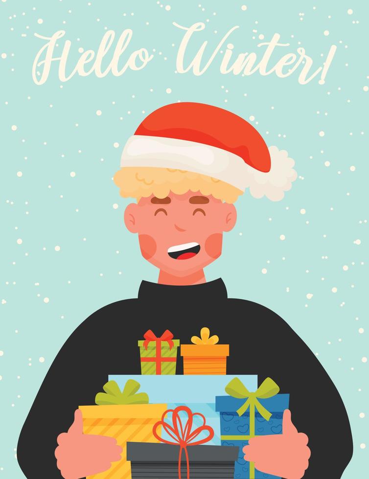 Merry Christmas illustration vector