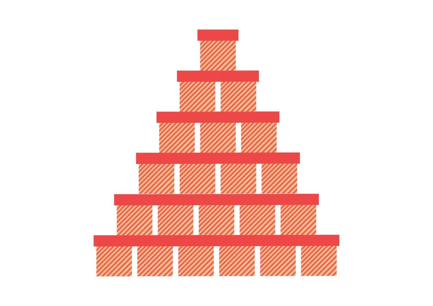 gift pile background vector