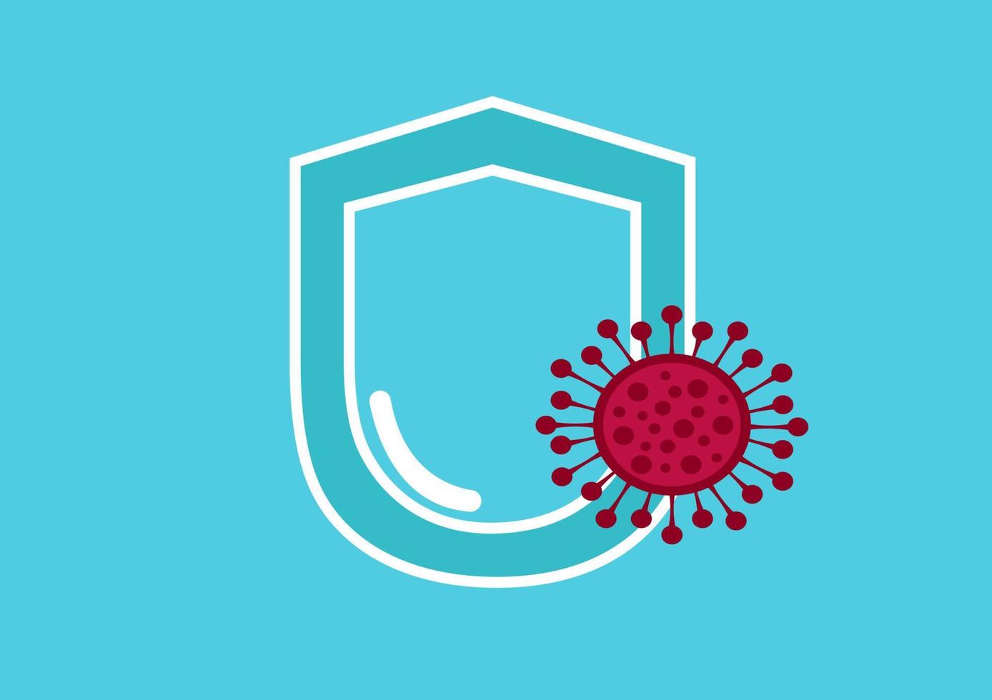 virus protection illustration vector