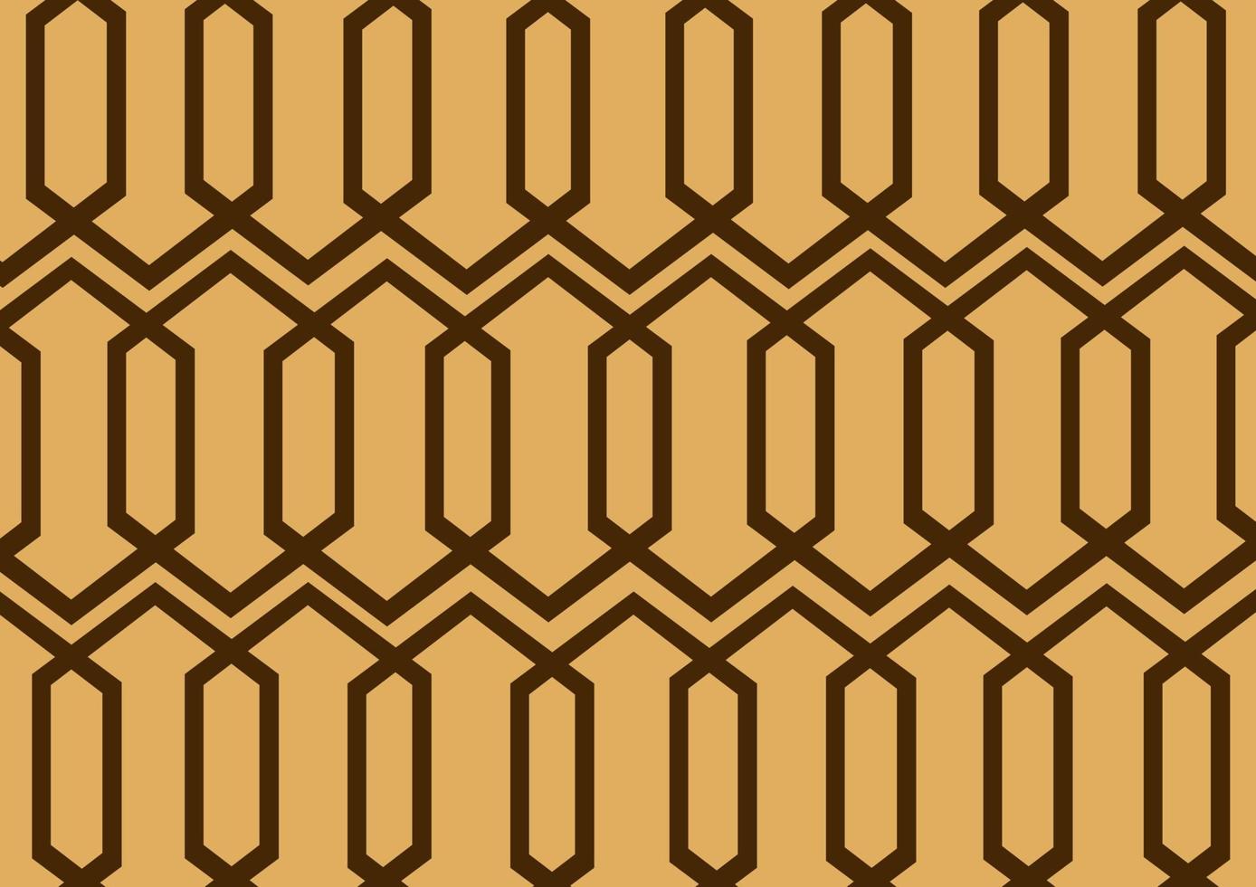 brown batik pattern vector