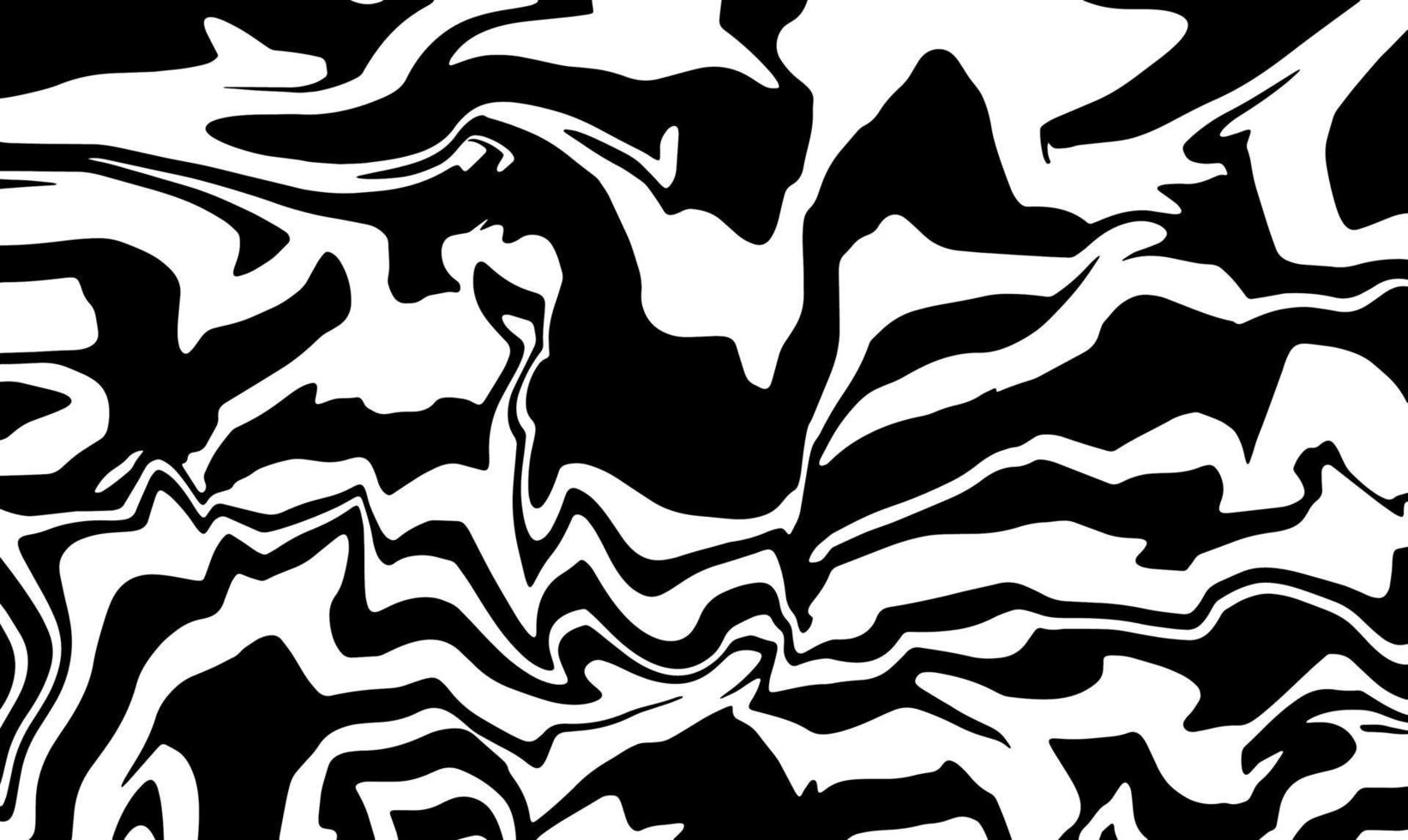 abstract black and white pattern like psychedelic vector