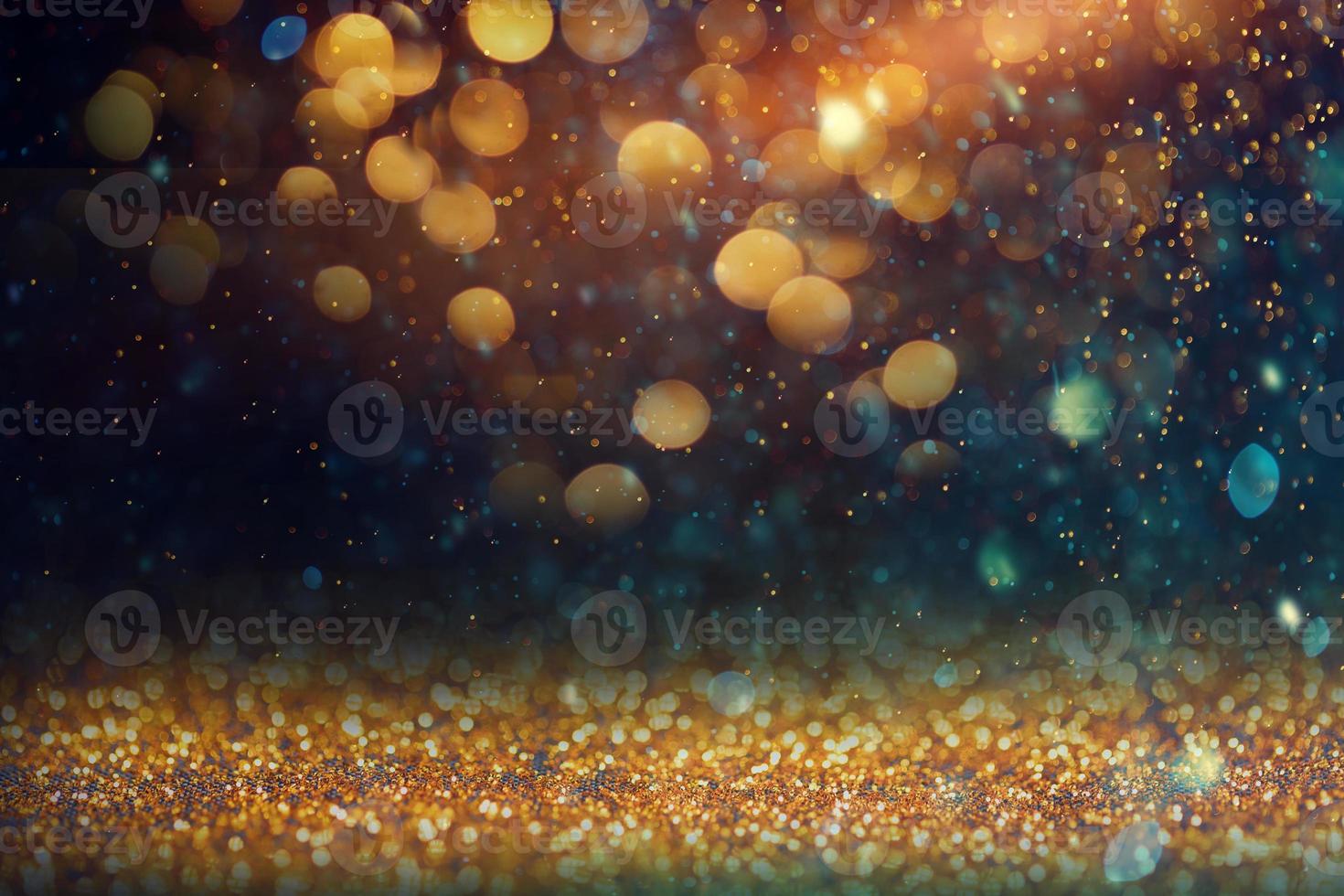 Abstract glitter light bokeh photo