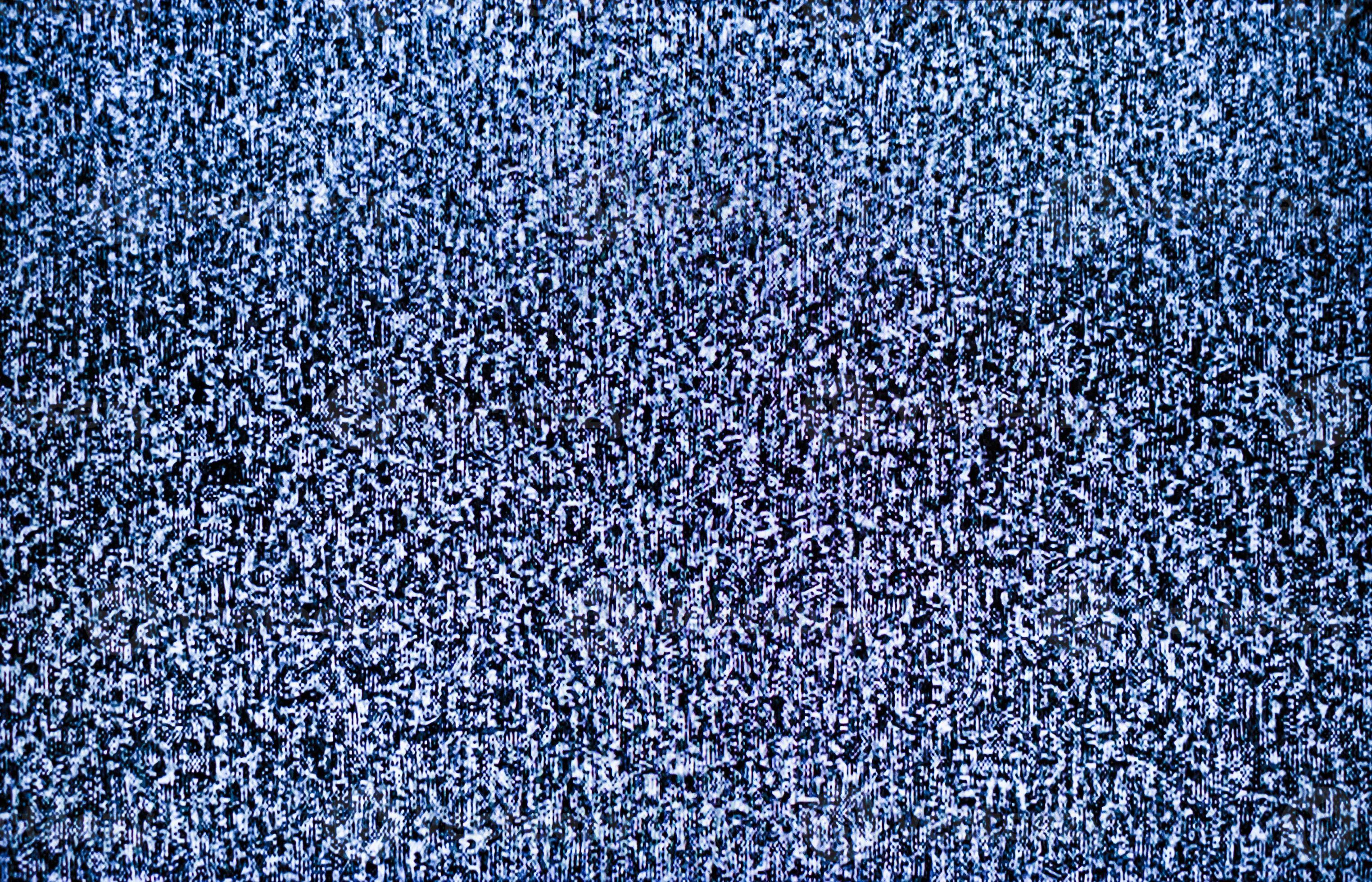 No signal to monitor, Static noise bad tv signal black and white