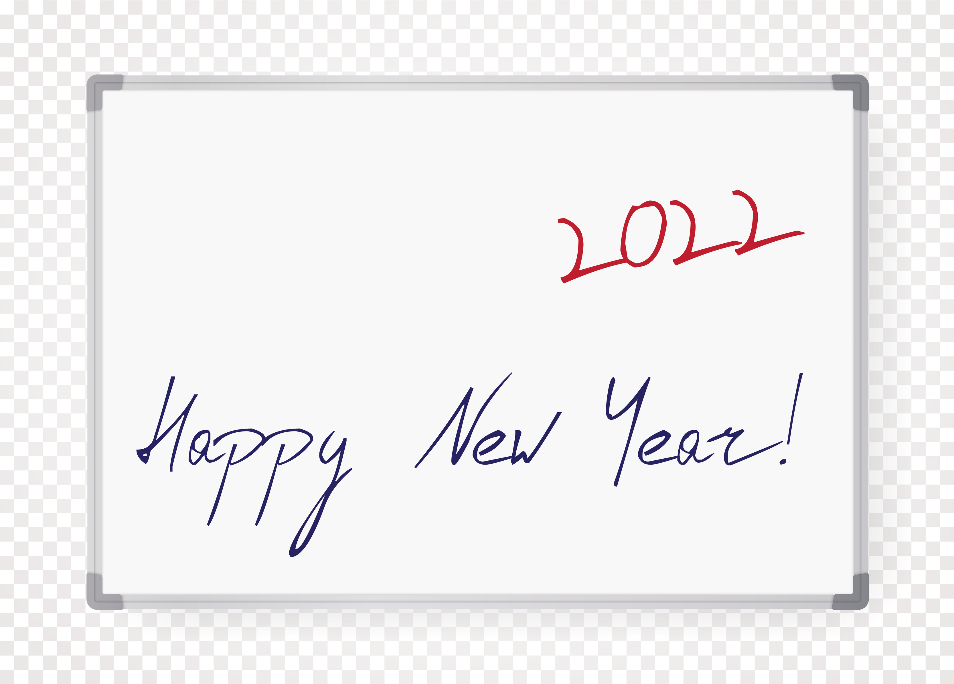 Billboard Christmas 2022 Happy New Year 2022 Marker Pen Drawing, New Year Numbers On School  Classroom Board, Note Board, Noticeboard Text For New Year Banner Poster  Billboard, Calendar Cover, Christmas Event Greeting Card 4141309 Vector