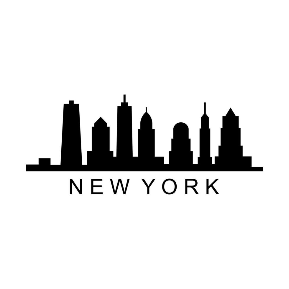 New york skyline vector
