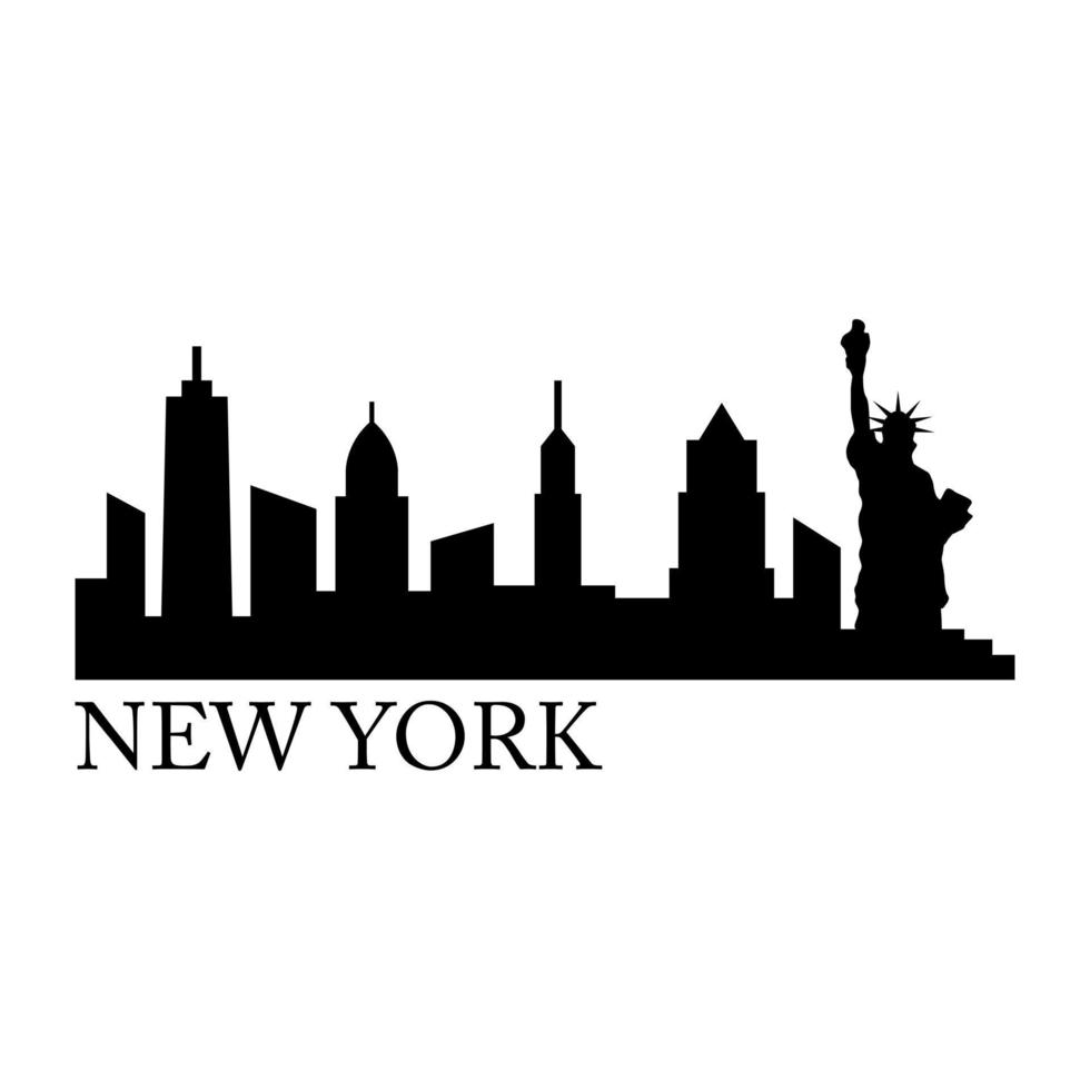 New york skyline vector