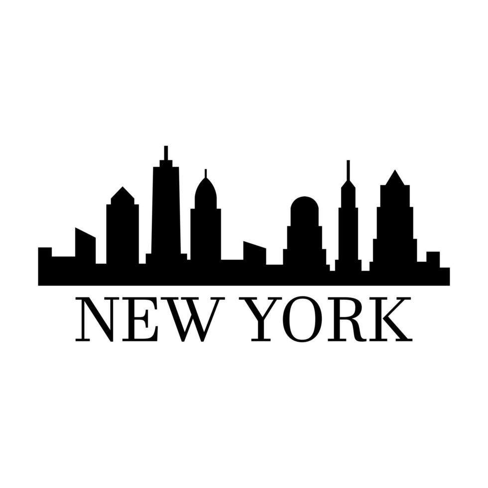 New york skyline vector