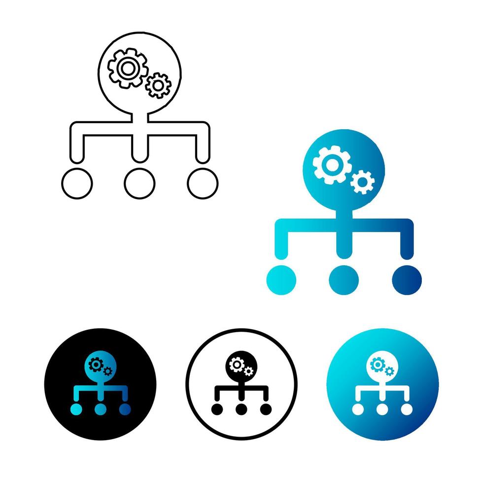 Abstract Process Icon Illustration 4144545 Vector Art at Vecteezy