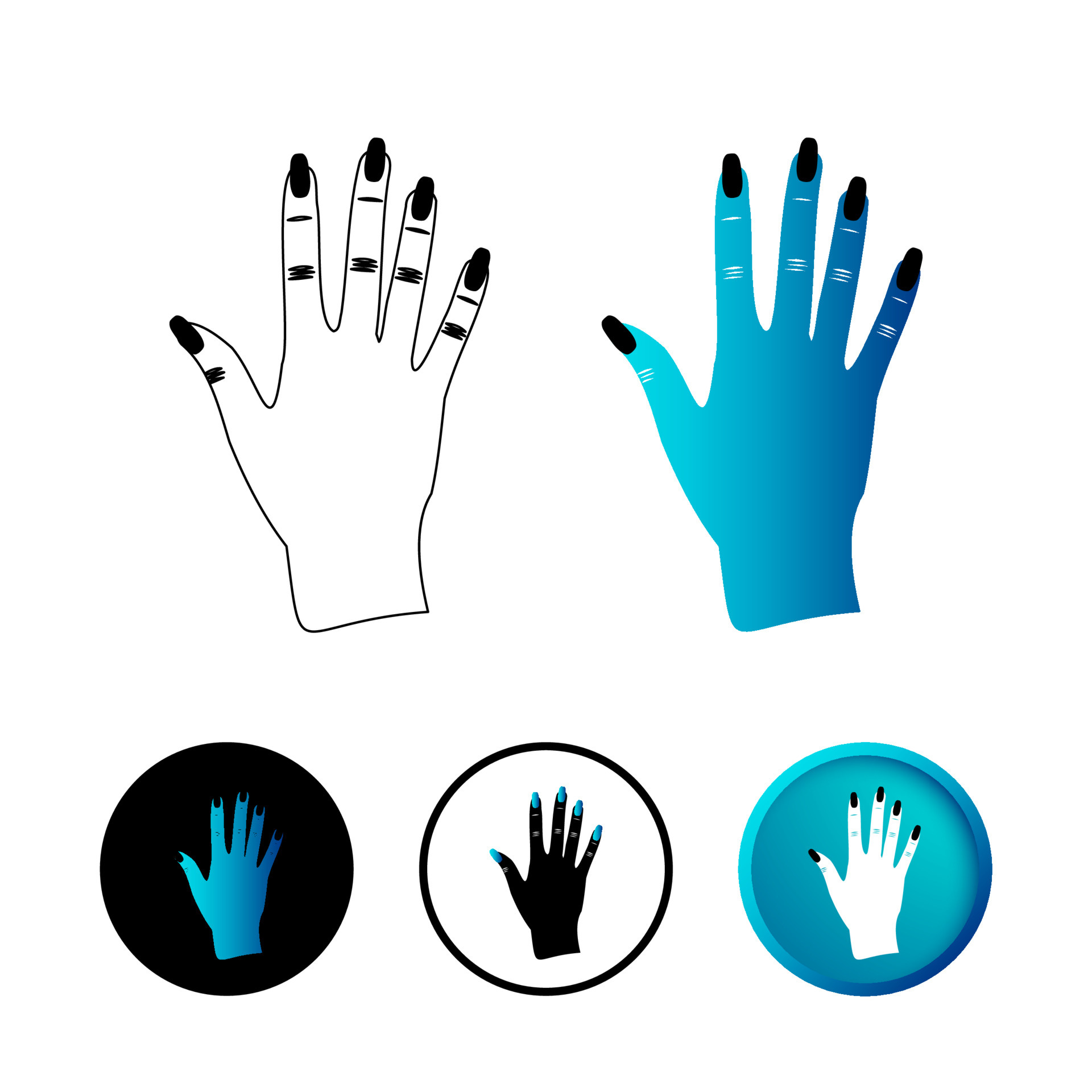 Nail Shapes Vector Art, Icons, and Graphics for Free Download