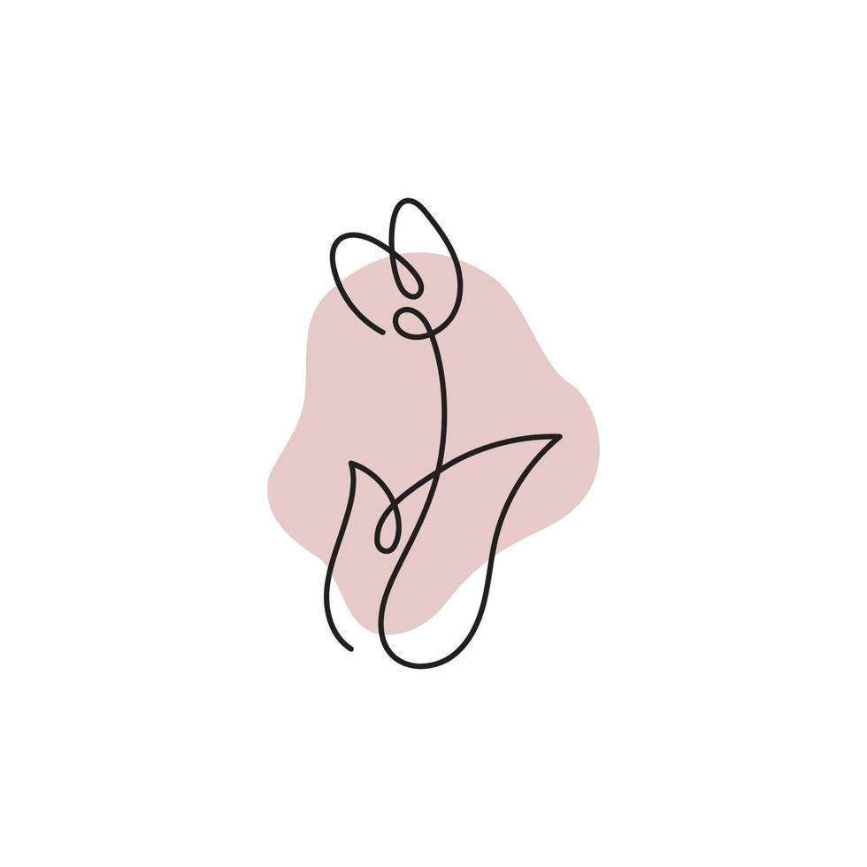 Beauty florist vector icon design