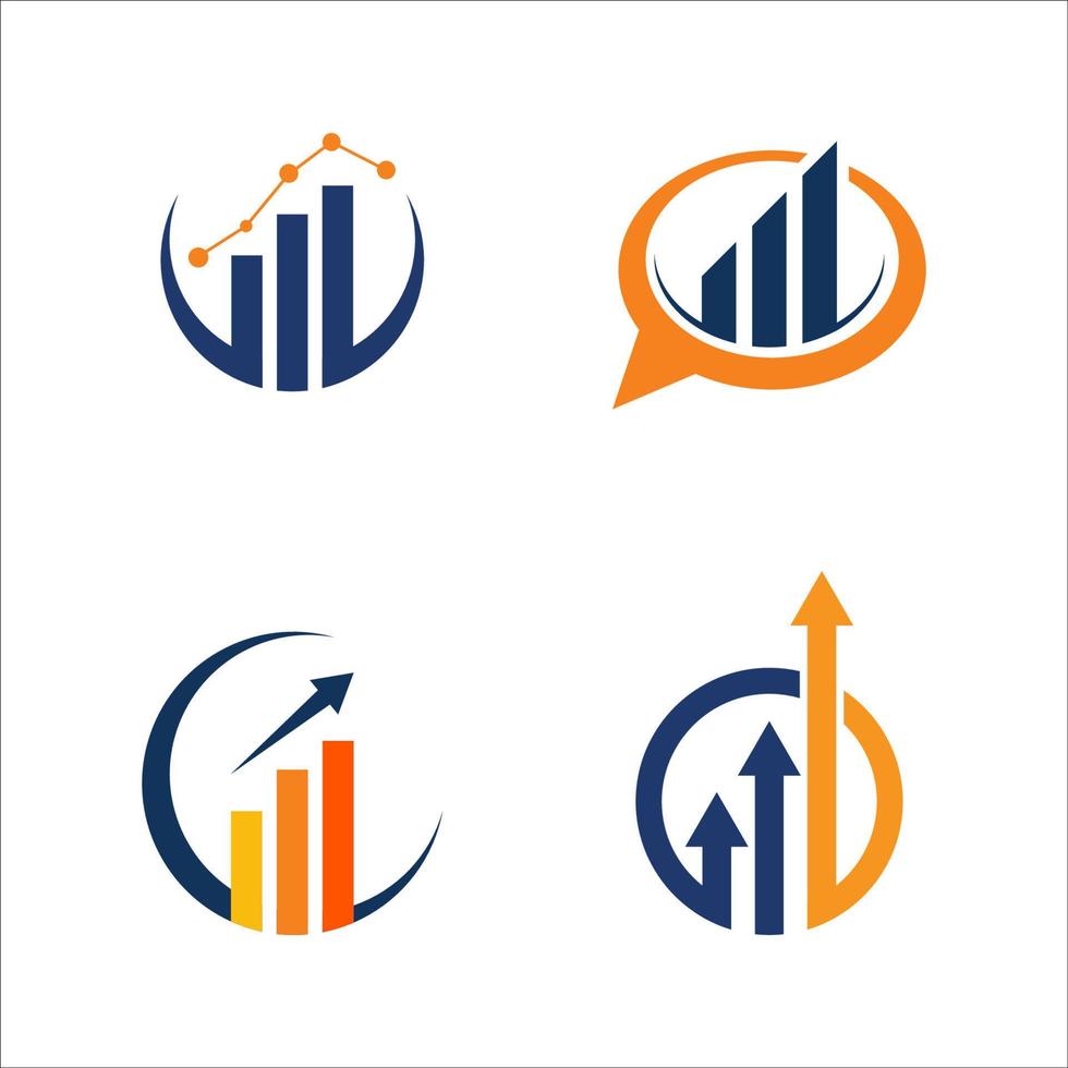 Business Finance Logo template vector