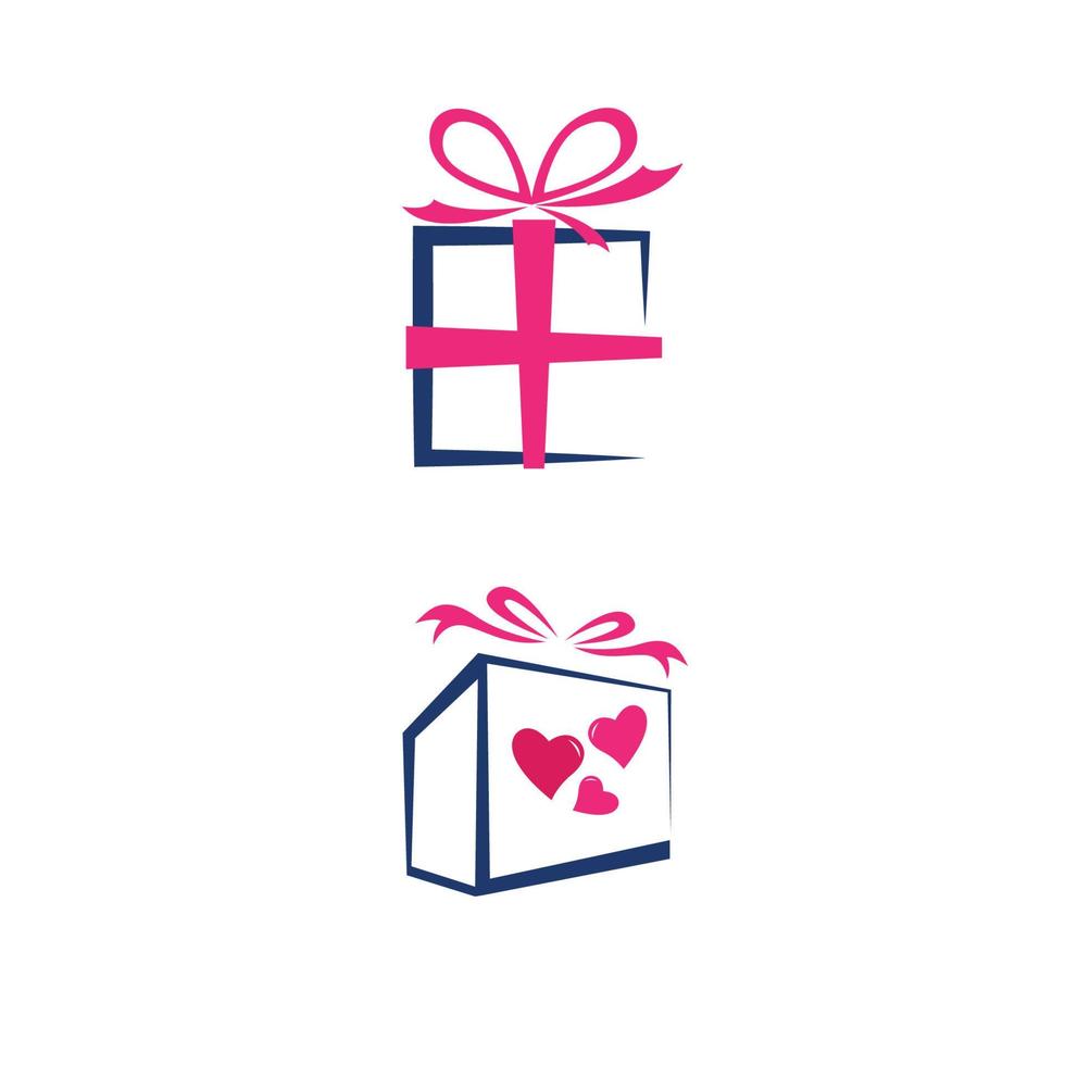 Gift Box Icon Vector