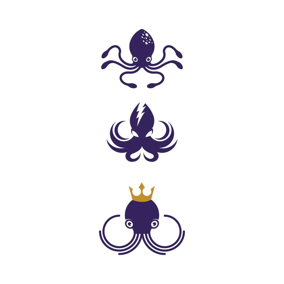 octopus vector icon illustration