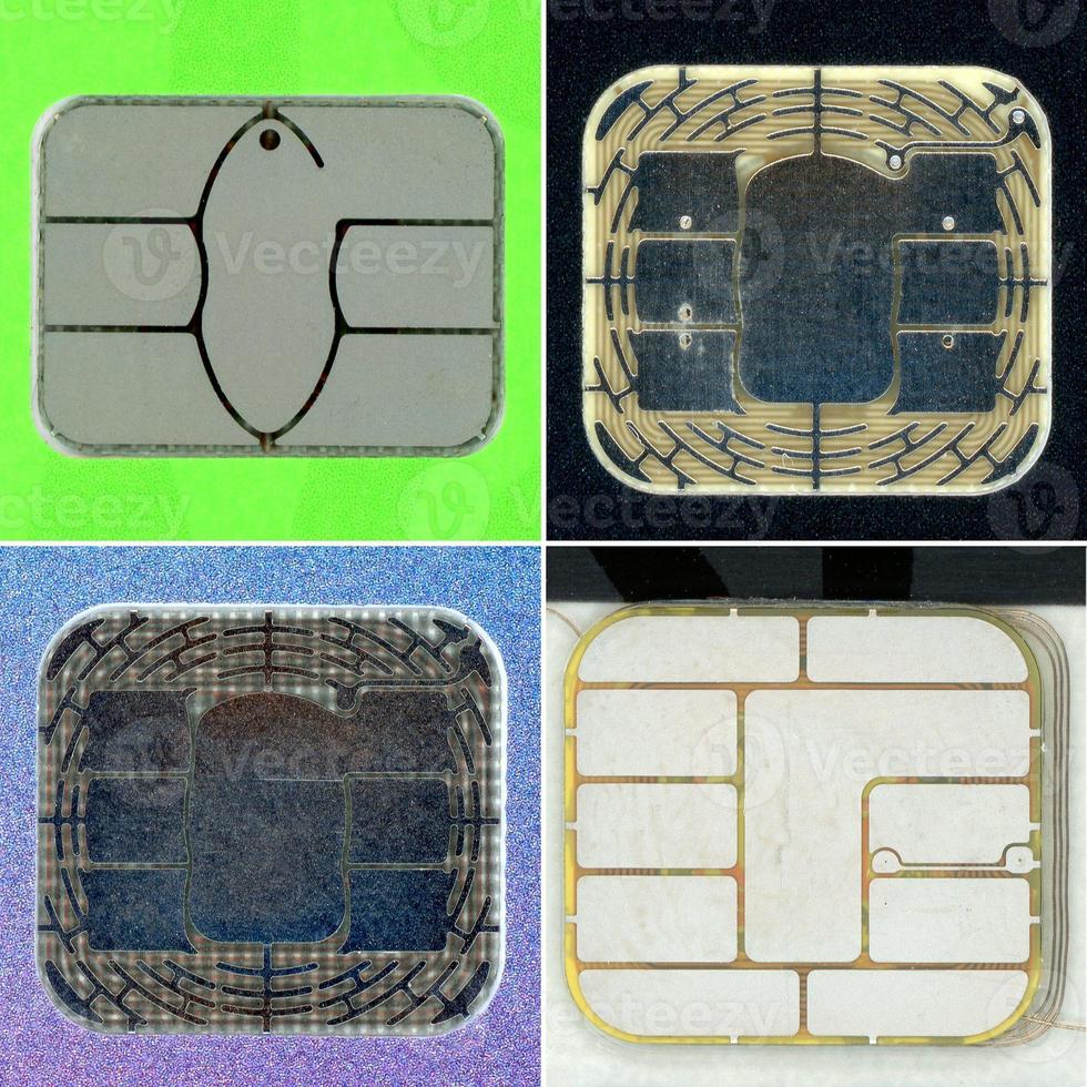 credit or debit card chip photo