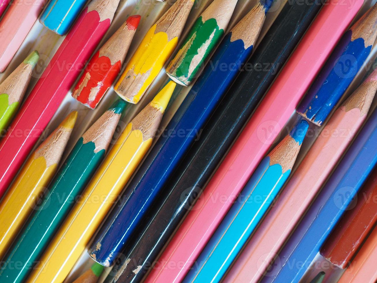 many colour pencils photo