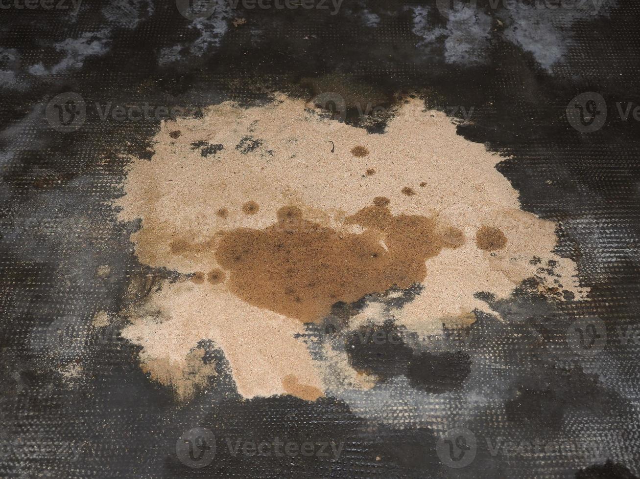 grunge dirty stained industrial concrete floor photo