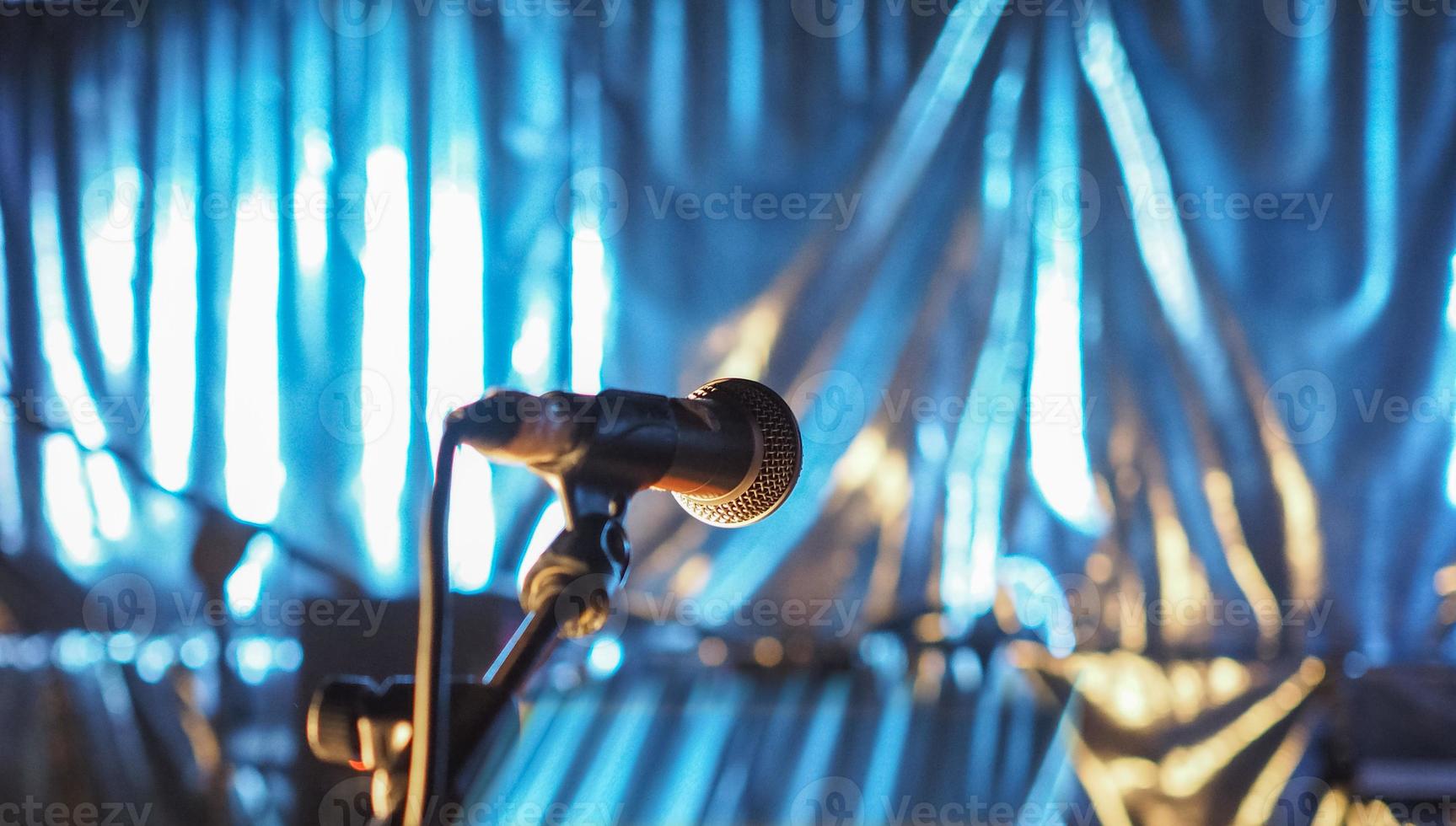 microphone at concert photo