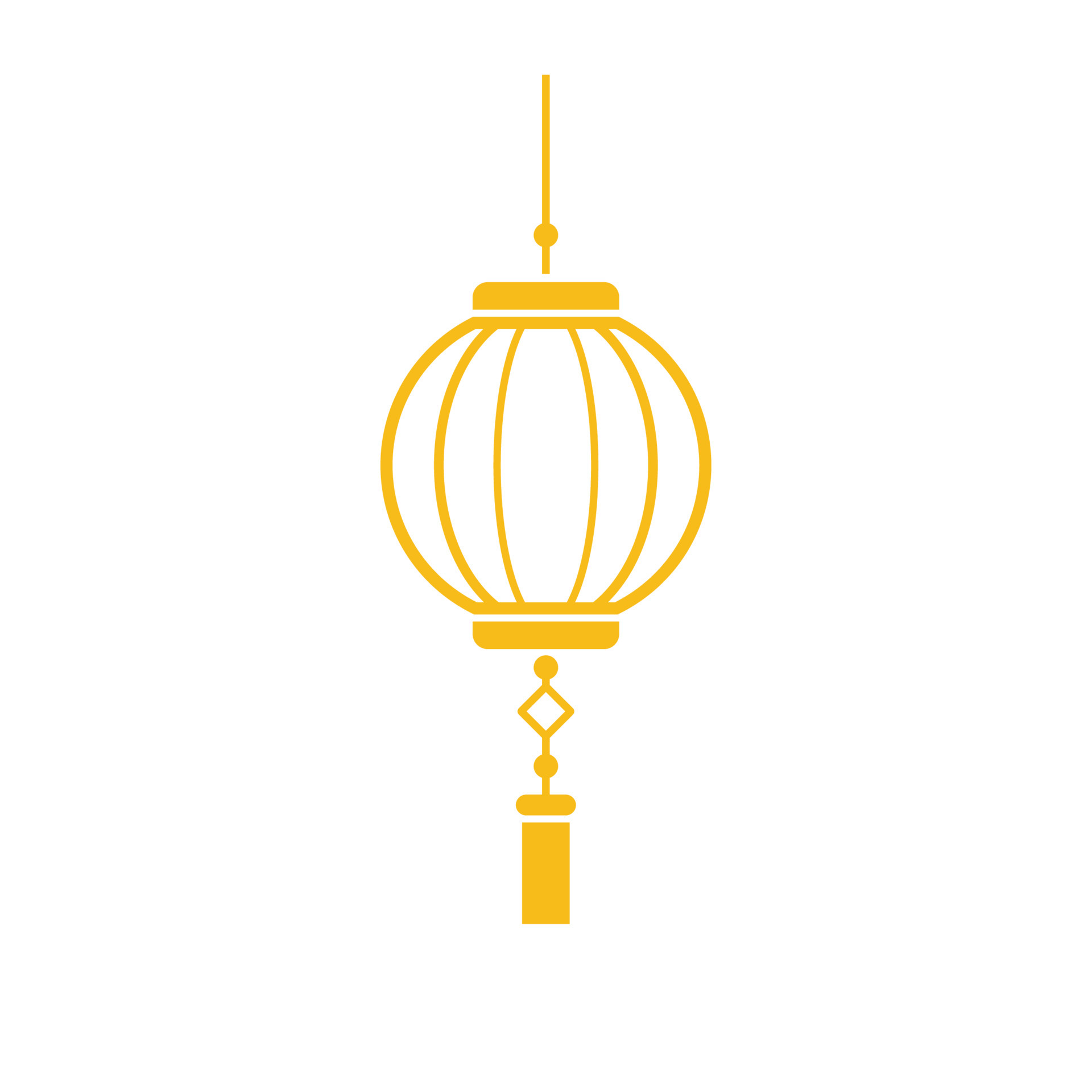 Golden lantern pattern. chinese lantern silhouette for decoration for
