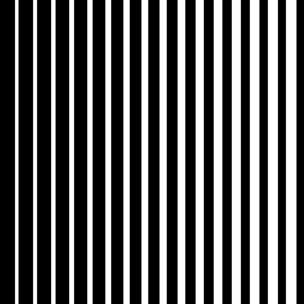 Alternating white and black stripes background vector
