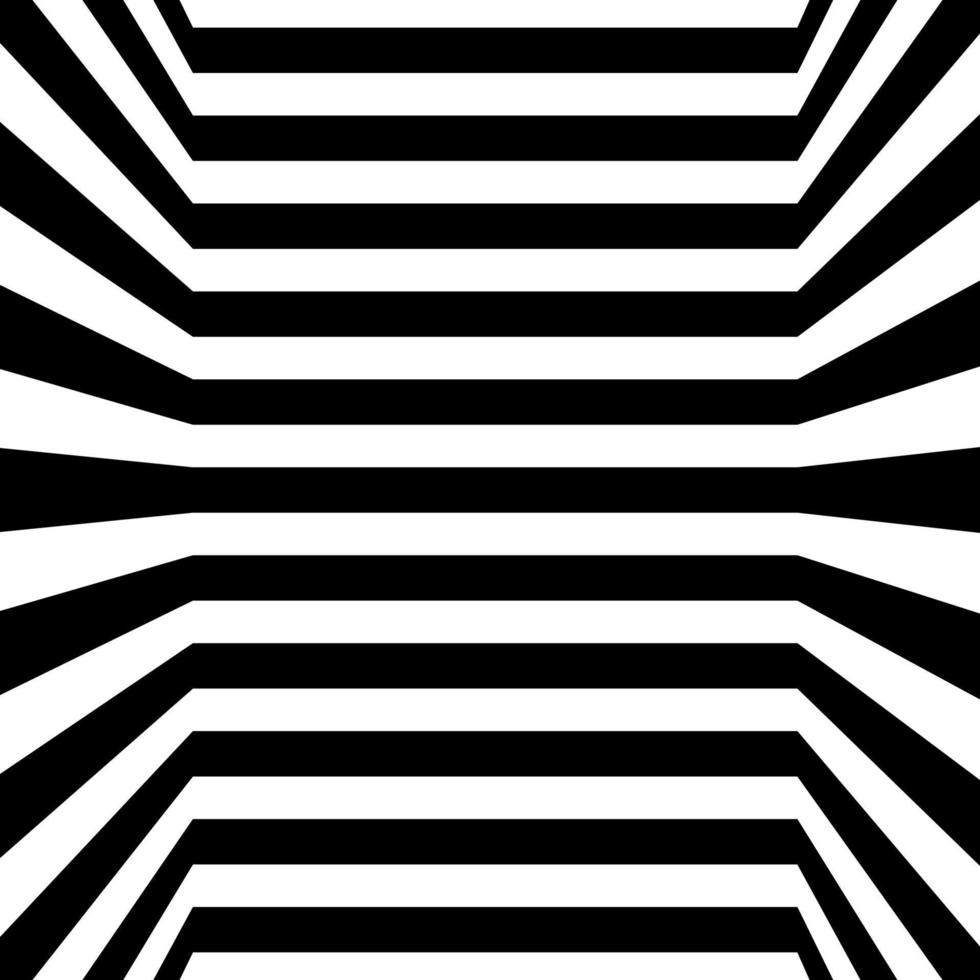 Alternating white and black stripes background vector