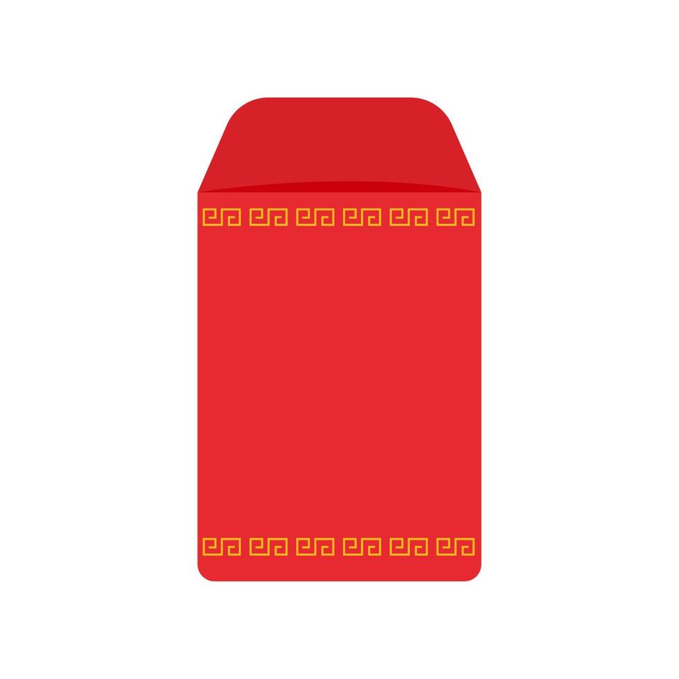 Red envelope for Chinese yuan to give as a gift to children during the Chinese New Year vector
