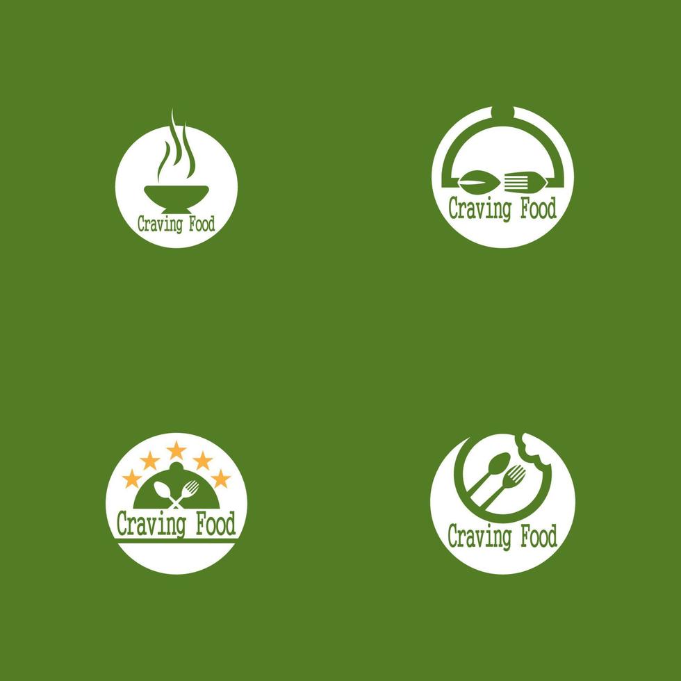 Fresh craving food icon and symbol vector illustration