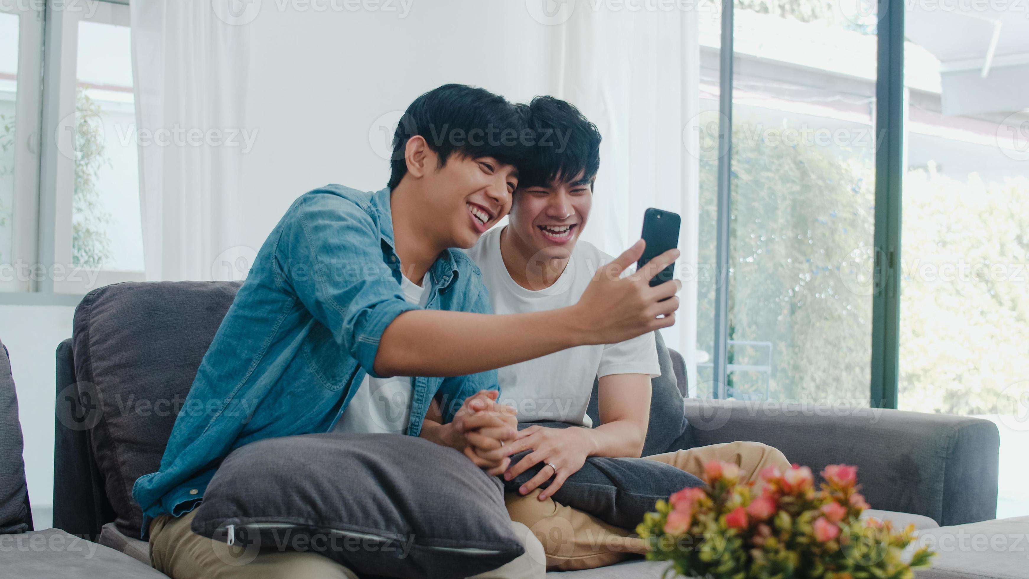 Asian influencer Gay couple vlog at