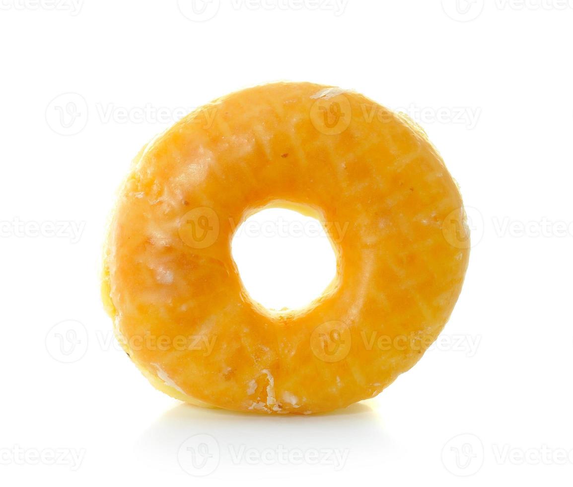 donut isolated on white background photo