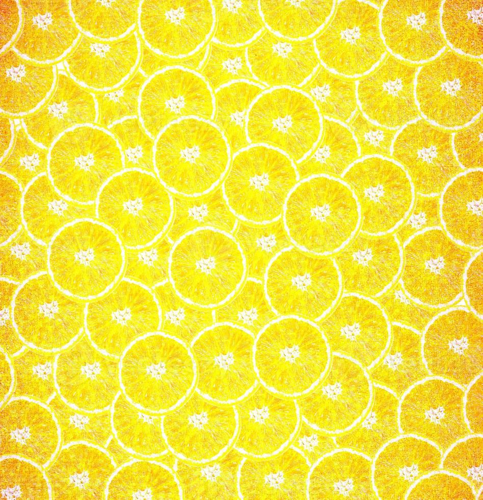 background made of sliced juicy oranges photo