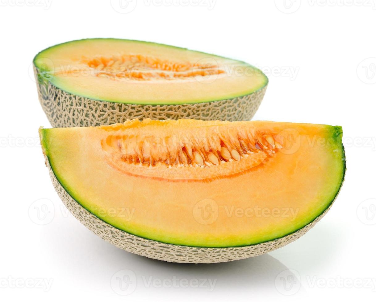 cantaloupe melon slices photo