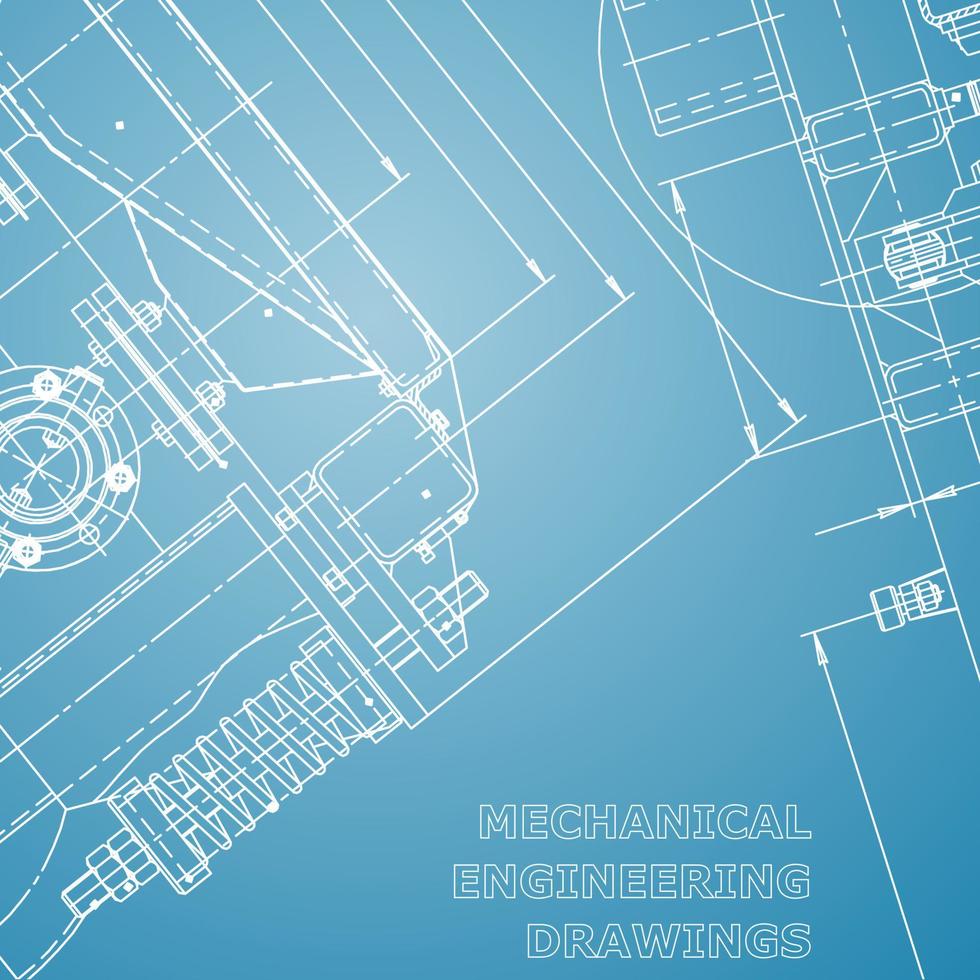 Computer aided design systems. Machine-building industry. Corporate Identity vector