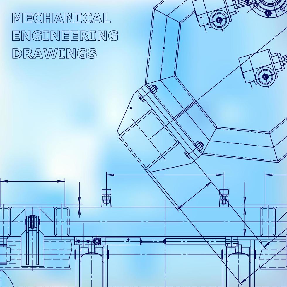 Computer aided design systems. Machine-building industry. Corporate Identity vector