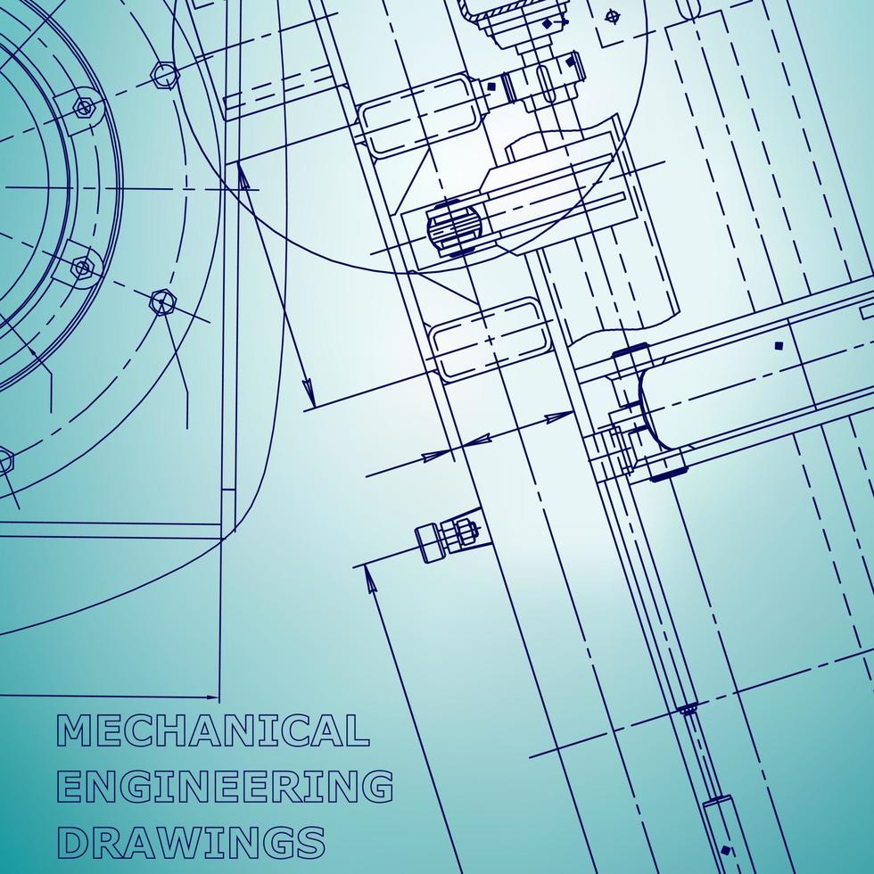 Computer aided design systems. Machine-building industry. Corporate Identity vector