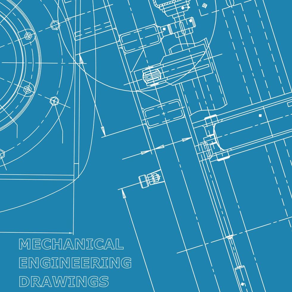 Computer aided design systems. Machine-building industry. Corporate Identity vector