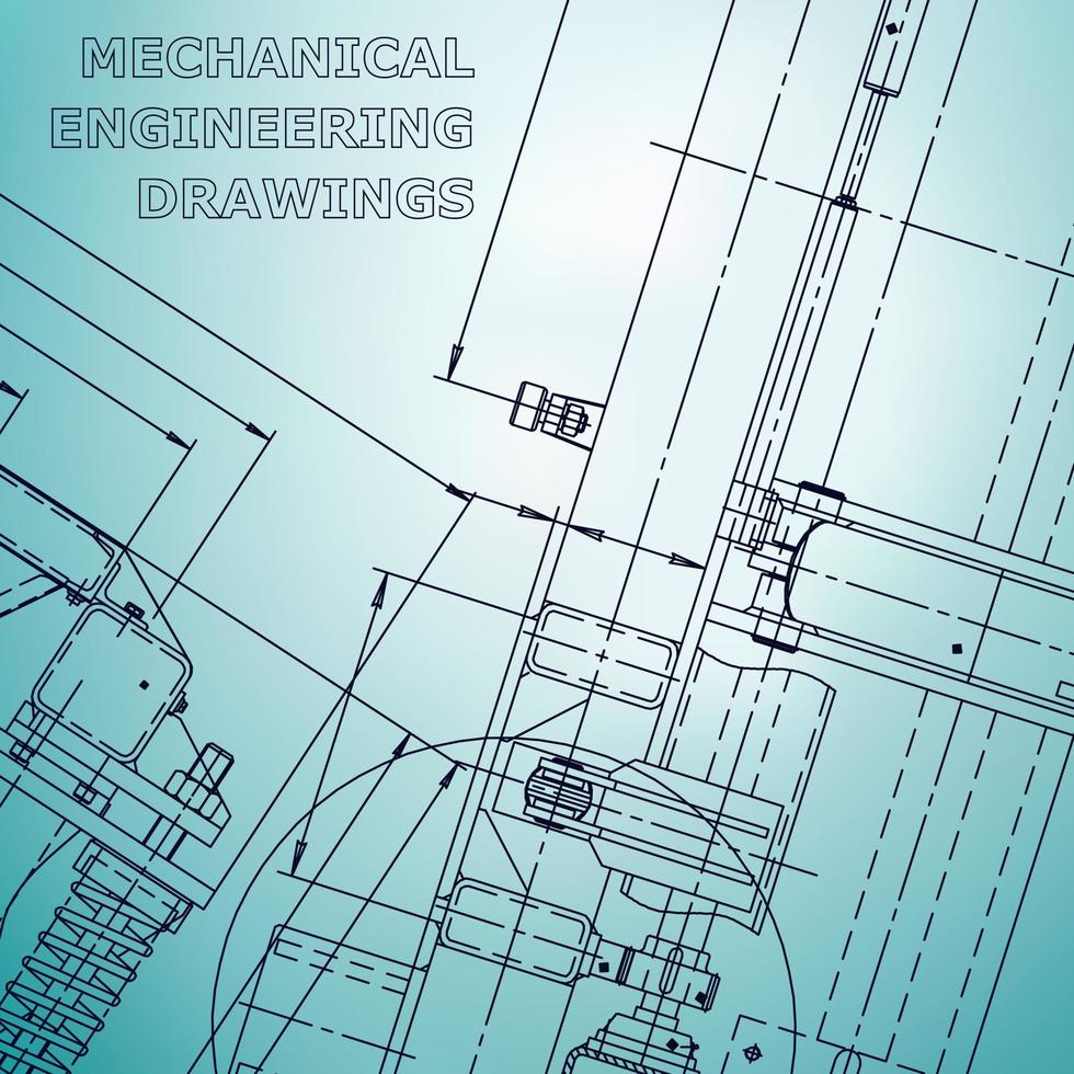 Computer aided design systems. Machine-building industry. Corporate Identity vector