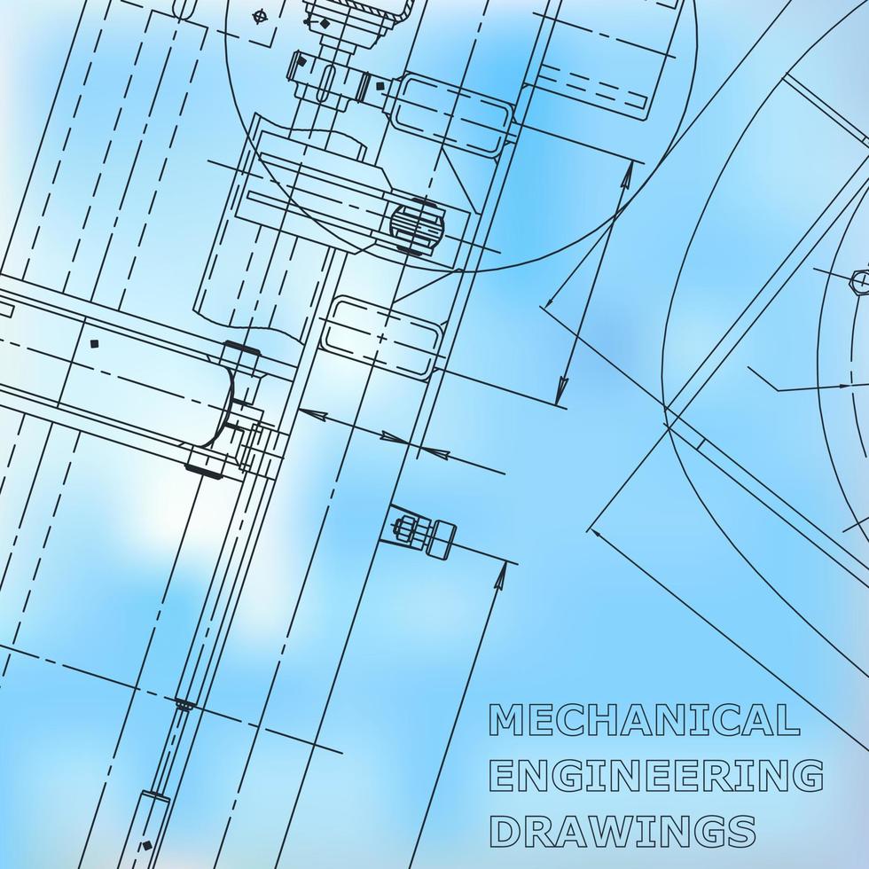 Computer aided design systems. Machine-building industry. Corporate Identity vector