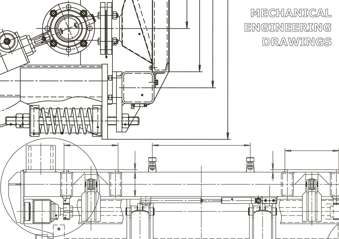 cubrir. dibujos de ingeniería de vectores. fabricación de instrumentos mecánicos. antecedentes técnicos abstractos. ilustracion tecnica vector