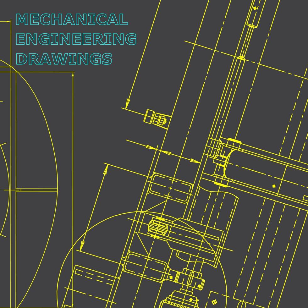 Computer aided design systems. Machine-building industry. Corporate Identity vector