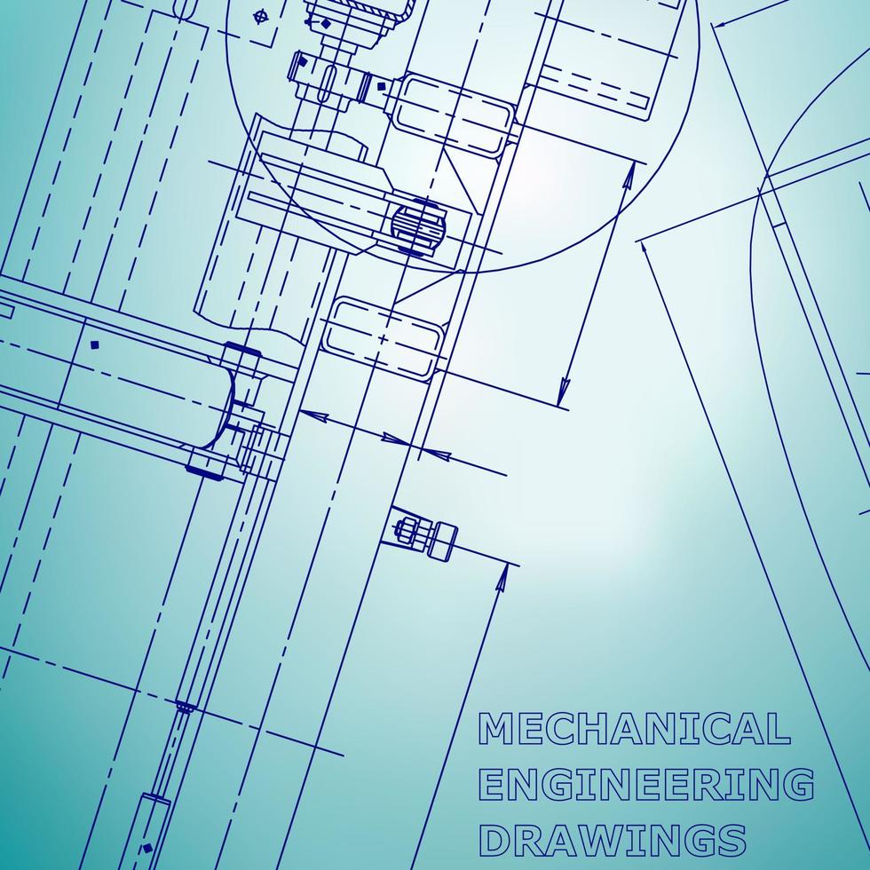 Computer aided design systems. Machine-building industry. Corporate Identity vector