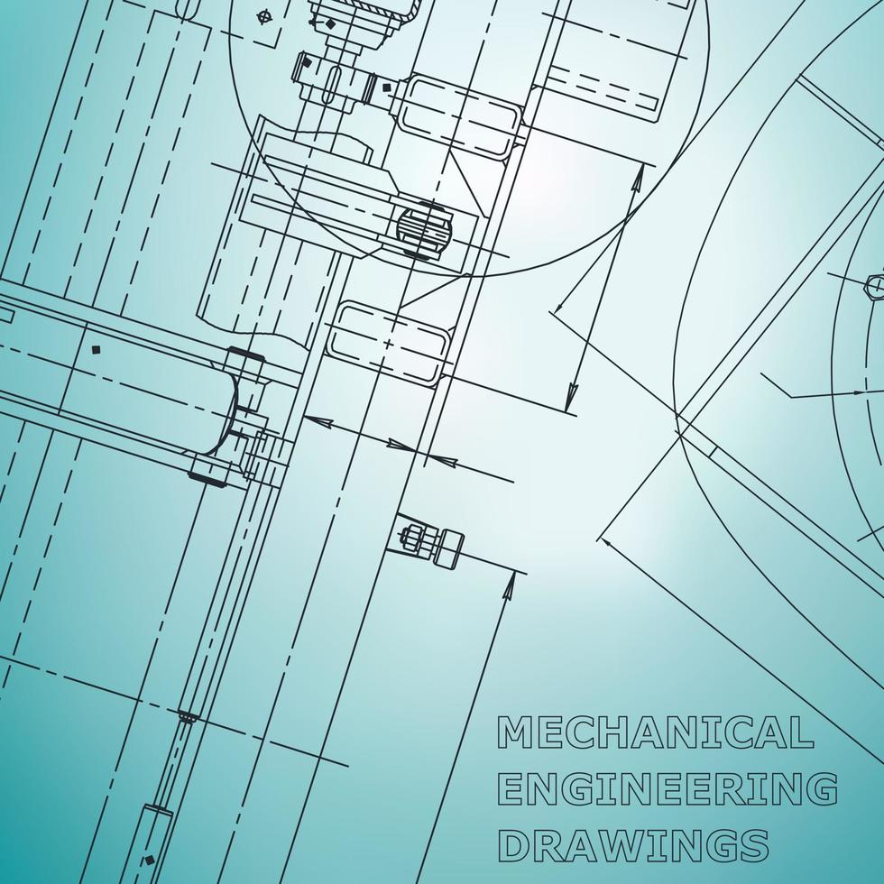 Computer aided design systems. Machine-building industry. Corporate Identity vector