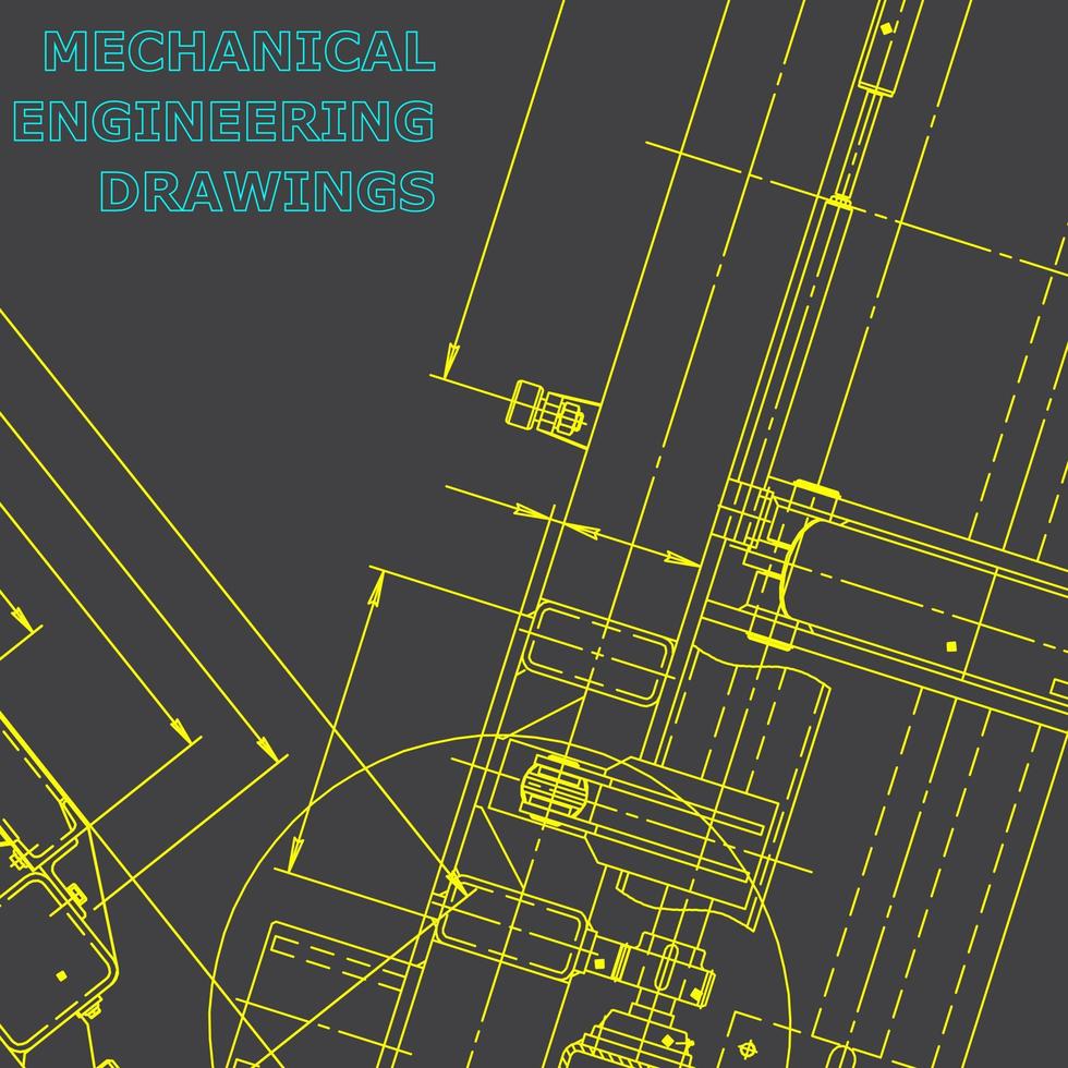 Computer aided design systems. Machine-building industry. Corporate Identity vector