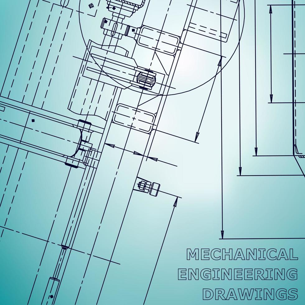 Computer aided design systems. Machine-building industry. Corporate Identity vector