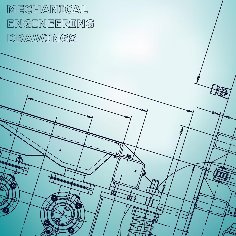 Computer aided design systems. Machine-building industry. Corporate Identity vector