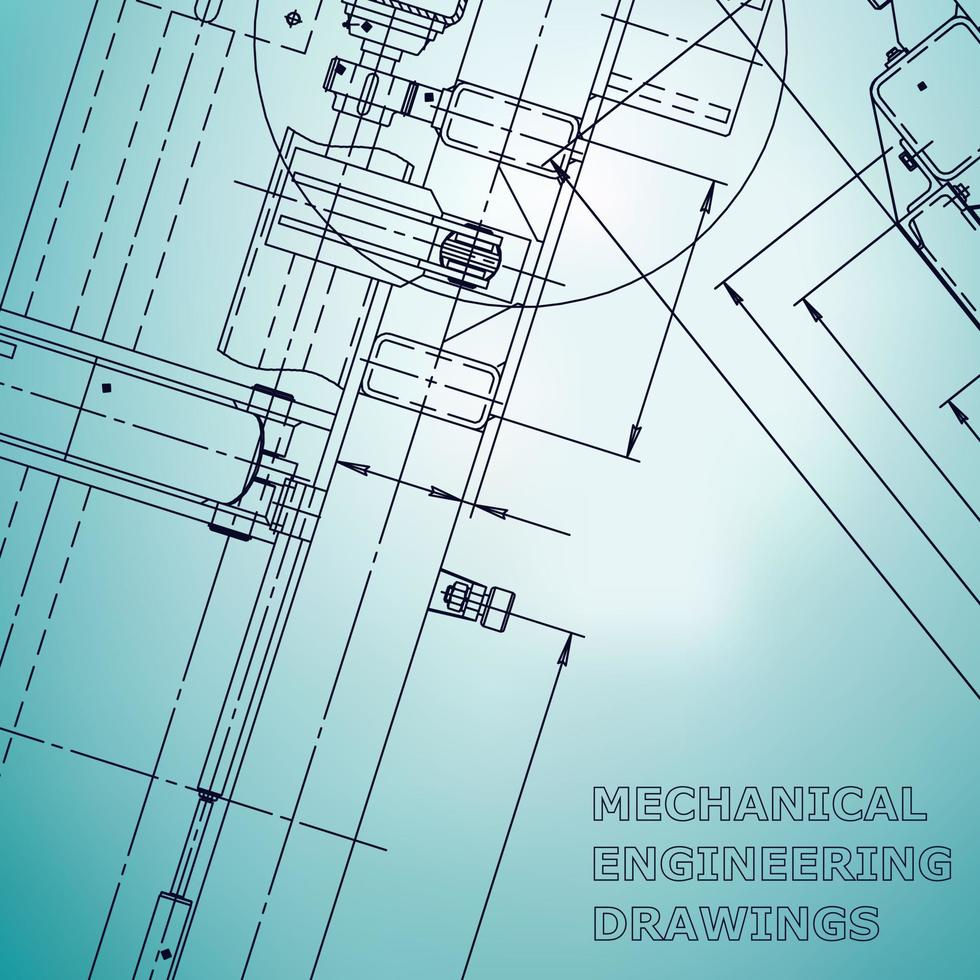 Computer aided design systems. Machine-building industry. Corporate Identity vector