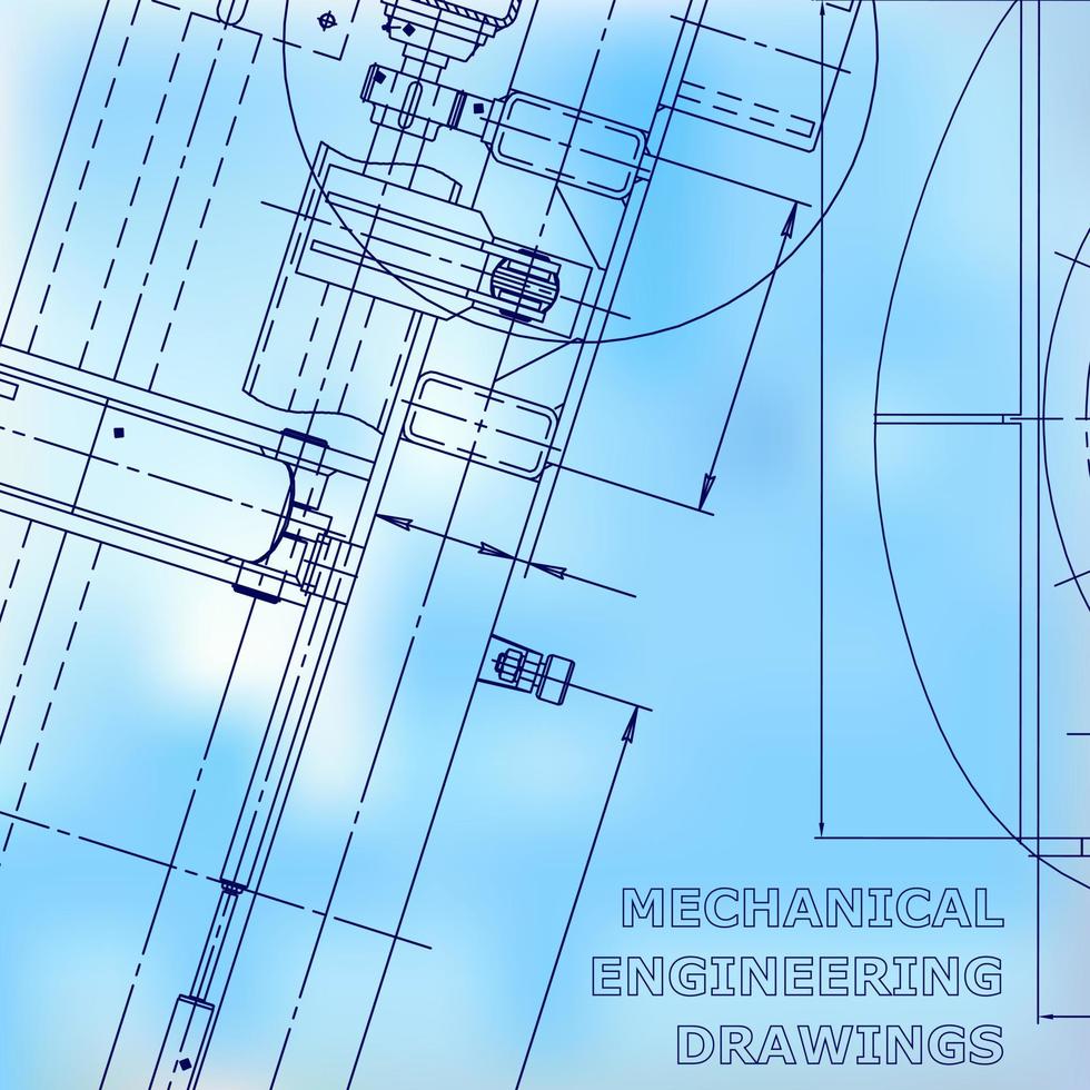 Computer aided design systems. Machine-building industry. Corporate Identity vector