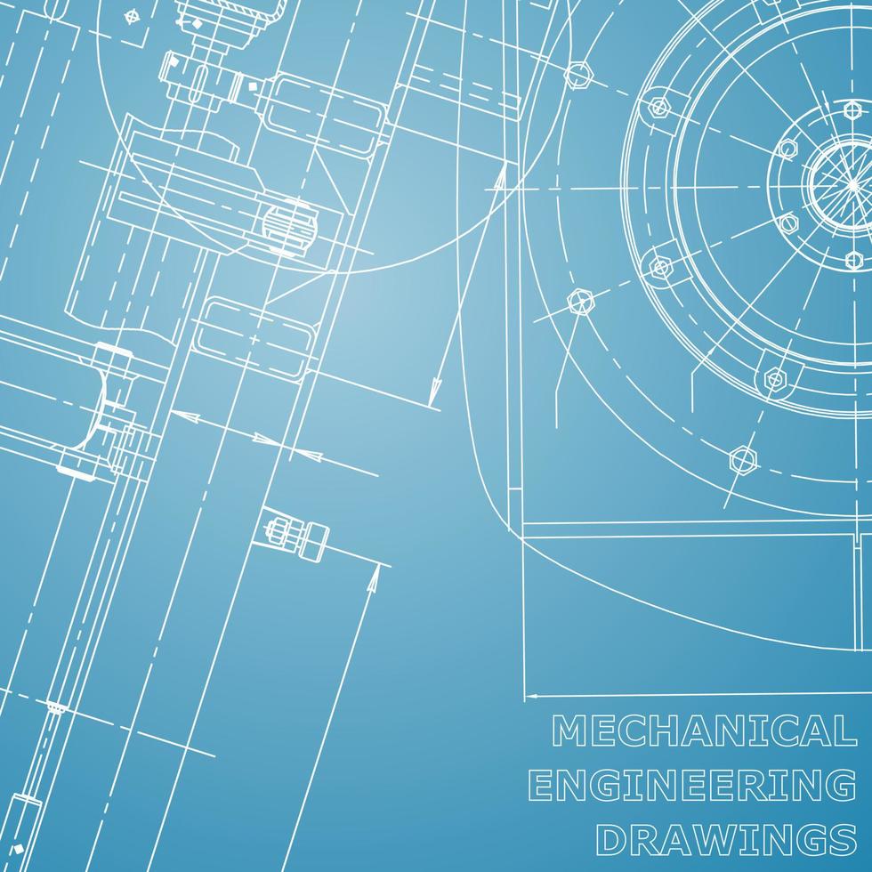 Computer aided design systems. Machine-building industry. Corporate Identity vector