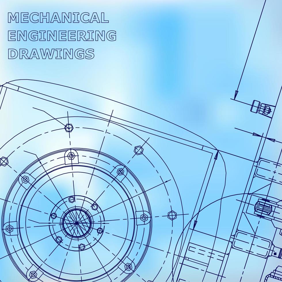Computer aided design systems. Machine-building industry. Corporate Identity vector